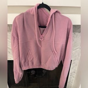 Alo workout crop hoodie